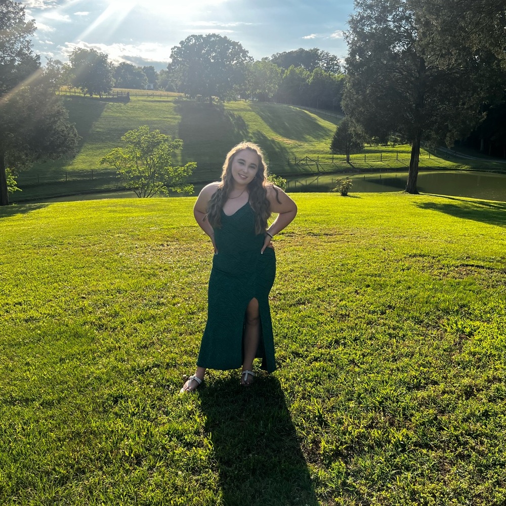Elegant Green Maxi Dress
